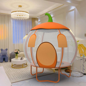 Trampolín Infantil Seguro con Red de Protección, Marco Resistente y Tapete de Salto para Jugar en el Patio Trasero - Product Image 2