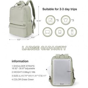 Custom Large Capacity Usb Charging <b>Black</b> <b>Backpack</b> Travel Shoe Storage Bag Durable Business Computer Laptop <b>Backpack</b> - Product Image 5