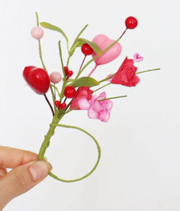 DAMAI Valentine's Day Wedding <b>Birthday</b> Romantic and Elegant <b>Table</b> Decoration Bubble Flower Shaped Napkin Ring - Product Image 5