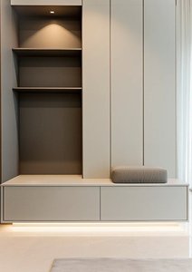 Mobile Portascarpe Moderno e Minimalista in Legno per Ingresso e Soggiorno con <span class=keywords><strong>Dimensioni</strong></span> Personalizzabili - Product Image 2