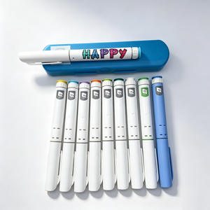 Unité de distribution compacte jetable pour stylo, portable pour le voyage, pour crème de soin de la peau, stylo de remplissage, conception d'emballage extérieur personnalisée OEM ODM - Product Image 1