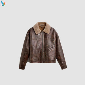 Giacche <span class=keywords><strong>Bomber</strong></span> in <span class=keywords><strong>Pelle</strong></span> Personalizzate di Alta Qualità da <span class=keywords><strong>Uomo</strong></span>, Giubbotti da Aviatore in Montone Shearling da <span class=keywords><strong>Uomo</strong></span> - Product Image 5