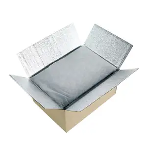 Forro de caixa de envio isolado, de alta qualidade, descartável, caixa expressa, forro de lã, malha engrossada, forro de caixa térmico isolado