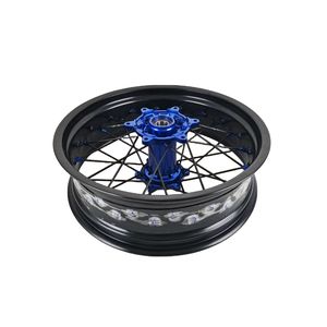 <span class=keywords><strong>2023</strong></span> nuevo modelo Supermoto juego de ruedas 7116 llanta de rueda de aleación de aluminio con cubo azul 6061 para Yamaha <span class=keywords><strong>YZ</strong></span> YZF - Product Image 3