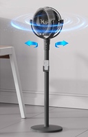 Ventilateur sur pied humidificateur à double pulvérisation, rafraîchisseur d'air, trois niveaux, appareil électroménager, tête oscillante grand angle, ventilateur électrique