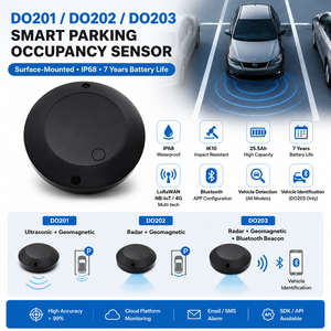 <span class=keywords><strong>Sensor</strong></span> Inteligente de Ocupación de Estacionamiento DO201 DO202 DO203 LoRaWAN NB-IoT 4G, Radar Ultrasónico de Superficie para Detección de Vehículos - Product Image 2