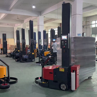 Machine d'emballage automatique de film étirable pour palettes, robot portable auto-propulsé pré-étiré