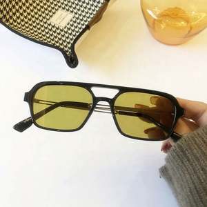 Nuevas Gafas de Sol de Aleación con Logotipo Personalizado, Modernas y Populares, con Marco Rectangular Pequeño, Protección UV400 y Doble Puente para Mujer - Product Image 4