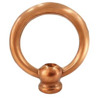 Accessoires d'éclairage : Anneau en laiton moulé sous pression pour luminaires, idéal pour hôtels et maisons, style classique vintage.