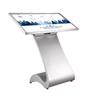 Tout-en-un, kiosque informatique Windows 55 pouces, projecteur interactif, écran tactile pour banque