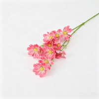 Vente en gros de cosmos à 12 têtes de 80 cm, fausse fleur de sange à longue tige pour arrangement de vase de mariage, décoration intérieure