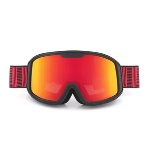 Manufacture ski goggles Anti fog double PC lens snow glasses UV 400 protection snowboard goggles