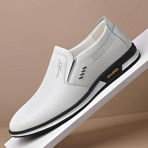 Nueva llegada de los hombres de moda zapatos de cuero Slip-On cierre transpirable antideslizante ligero - Product Image 1