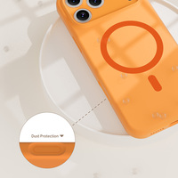 Coque de téléphone en silicone liquide premium JOYPORODO S042, coque arrière magnétique pour iPhone 17 16 15 Pro Max Air, coque de téléphone en silicone