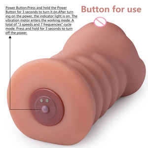 XISE Hot Sales Masturbador de Vagina Artificial Sexo Mujeres Bolsillo Masturbador Masculino Juguetes para Hombres Adultos vibrador medio cuerpo sexo oral - Product Image 5