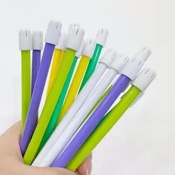 หลอดน้ำลายสีสันสดใสสำหรับทันตกรรม หลอดนิ่มใช้ครั้งเดียวสำหรับการดูแลช่องปากผู้ใหญ่ แพ็ค 100 ชิ้น - Product Image 2