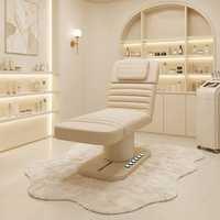 Table de massage électrique de luxe personnalisable pour salon de beauté, lit de spa réglable à 3 moteurs pour cils et soins du visage