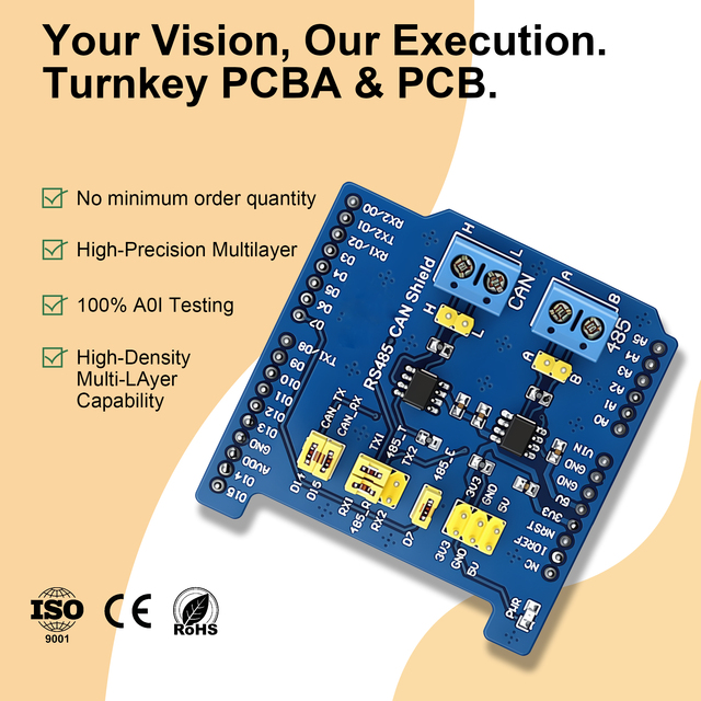 Custom Embedded Motherboard Single Board Computer OEM PCBA Assembly