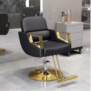Sillón de Barbería Moderno de Cuero Sintético para Salón y Spa, Dedicado al Peluquería Comercial - Product Image 1