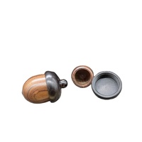 Diffuseur de parfum en bois en forme de gland, accessoires décoratifs DIY, pendentifs pour téléphone