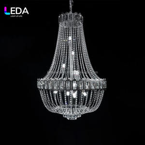LEDA Dernier lustre à chaîne en cristal pour mariage, hôtel et fête, événement, décorations de plafond - Product Image 3