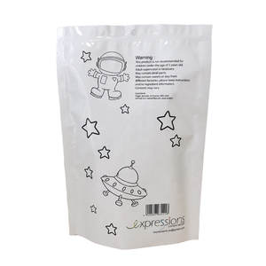 Sıcak satış özel baskılı isı mühür alüminyum folyo PE plastik Mylar oyuncak ambalaj dik durabilen poşet ile üç yan pencere mühür - Product Image 2