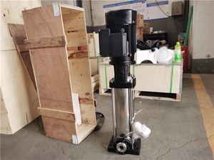 ปั๊มน้ำแนวตั้งสแตนเลส รุ่นเลือกได้ รองรับระบบทำความเย็น 220V พร้อมระบบควบคุมความถี่แปรผัน - Product Image 1