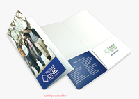 Carpeta Brillante Personalizada para Facturas, Tarjetas de Visita, Papel, Carpetas Mate A4 A5, Folletos, Volantes, Impresión de Carpetas de Archivo