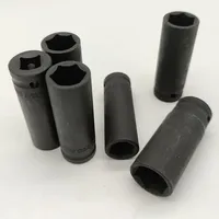 Douille longue à 6 points pour clé à chocs 1/2 pouce, profonde, 8 9 10 11 12 13 14 15 16 17 18 19 20 21 22 23 24 27 28 29 30 32 33 34 35 36 38 41mm