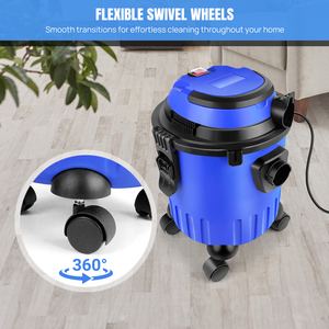 Factory Wholesale <b>Handheld</b> 15L Plastic Canister <b>Vacuum</b> Cleaner for Home and Hotel Deep Floor Carpet Furniture Cleaning - Product Image 4