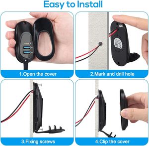 Rv 18W QC3.0 & 20W pd3.0 Loại C Cổng, xe USB bảng điều khiển cho 12V/24V tàu biển xe tải - Product Image 6