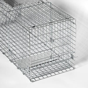 32 "grand métal pliable attraper vivant raton laveur lapin écureuil Rat <span class=keywords><strong>Cage</strong></span> piège sans cruauté libération Animal capture piège pour la lutte antiparasitaire - Product Image 3