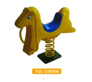 Best Quality Stylish Spring Bouncer Rider Kindergarten Or Home Use Cheap Kids Plastic Animal Toy Rocking Horse