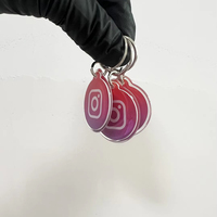 Maßgefertigter Epoxy-Tag 13,56 MHz NFC Schlüsselanhänger Wasserdichter PET PVC RFID Schlüssel-Tag für Zahlungen Epoxy-Harz-Karte
