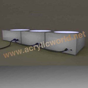 Hot sale Custom LED Whisky Bottle Display <b>Stand</b> – Illuminated Acrylic Glorifier Base for Wine & Liquor Showcase - Product Image 2