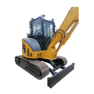 CE / EPA ญี่ปุ่น Komatsu PC55MR รถขุดมือสองใช้รถขุดตีนตะขาบขนาดเล็ก รถขุดตีนตะขาบไฮดรอลิกคุณภาพสูง