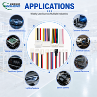Câble de connecteur électronique automobile JST GH 1,25 mm, faisceau de câbles 2-12 broches, 50 V 1 A, personnalisé OEM