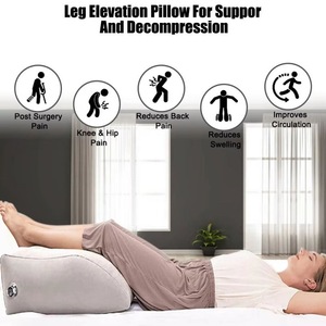 Inflatable Wedge <b>Leg</b> <b>Pillow</b> Medium Firmness For Senior Citizens Sleep Support Cushion - Product Image 4