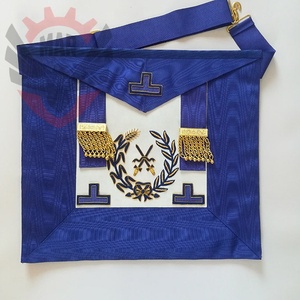 Full <b>Dress</b> Grand Rank Office Set Sword Bearer Real Leather Apron and <b>Dress</b> Collar - Product Image 5