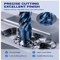 Fraise à bout en acier au tungstène durable, fraise à ébarber CEM3-010/015, outil de fraisage pour machine CNC et applications industrielles