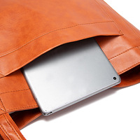 Sac fourre-tout en cuir PU grande capacité pour femme, sac à main décontracté à bandoulière, sac fourre-tout vintage pour le travail, le shopping et le quotidien avec poche avant