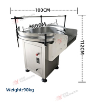 Trieuse rotative automatique haute vitesse pour bouteilles de parfum en verre – Machine de tri pour ligne d'emballage cosmétique avec plateau tournant