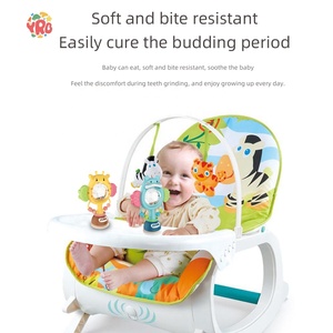 Plaque à manger pour bébé, <span class=keywords><strong>ventouse</strong></span> pour enfants, son rotatif, <span class=keywords><strong>hochet</strong></span> pour nouveau-né, dessin animé, animaux, cadeaux, jouets - Product Image 4