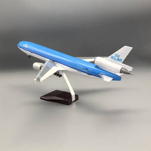 Cadeaux de Noël chauds et artisanat Échelle rechargeable 1:130 47cm Avion MD-11 <span class=keywords><strong>KLM</strong></span> à grande échelle à vendre - Product Image 4