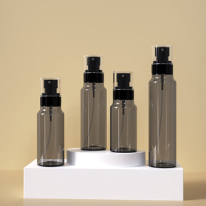Hydrosol Spray Bottle 100ml Semi Transparent Black With Pump Head For <b>Sunscreen</b> Dispensing - Product Image 4