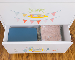 Utop Tùy Chỉnh 2-Cửa Thép Kim Loại Tủ Quần Áo Với 2 Ngăn Kéo Thiết Kế Hiện Đại Phòng Ngủ & Phòng Khách Nội Thất Văn Phòng Nhà Gõ Xuống - Product Image 4