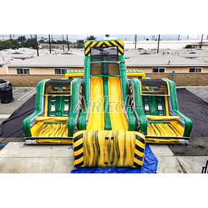 Ensemble d'obstacles commerciaux durables de guerrier <span class=keywords><strong>Ninja</strong></span> d'air 3 en 1 course d'obstacles gonflable toxique de maison de saut de précipitation pour des adultes n des enfants - Product Image 1