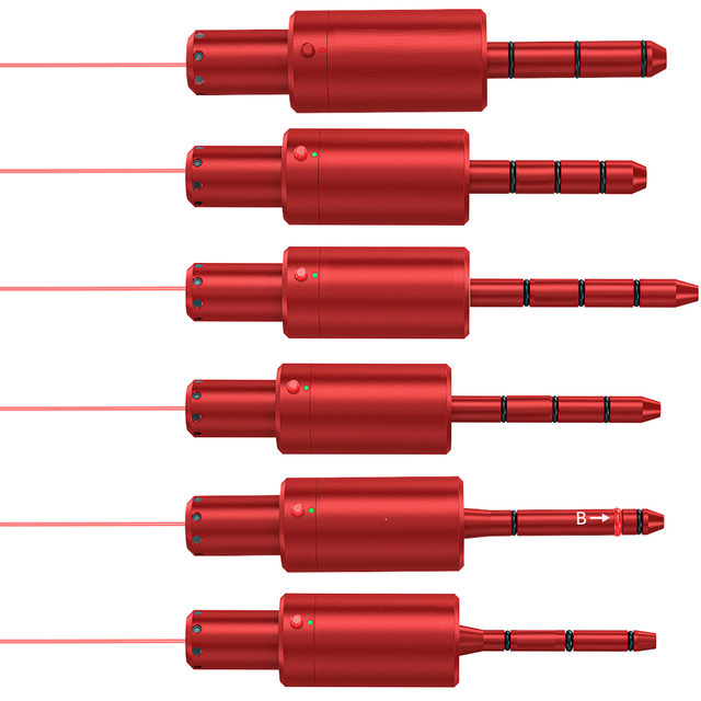 Aetronix Laser Training Dual-purpose Zeroing&shooting Practice Cartridge Dry Fire Training Red Light Red Laser Sight Calibrater