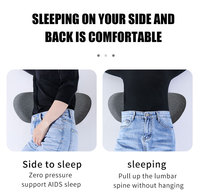 Nouveau Style soutien lombaire oreiller arrière maison chaise de bureau mousse à mémoire taille et coussin arrière