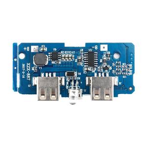 Dual Micro-USB 3,7 V a 5V 2A Banco de energía móvil DIY 18650 Cargador de batería de litio Placa PCB Boost Step up <span class=keywords><strong>Module</strong></span> - Product Image 2